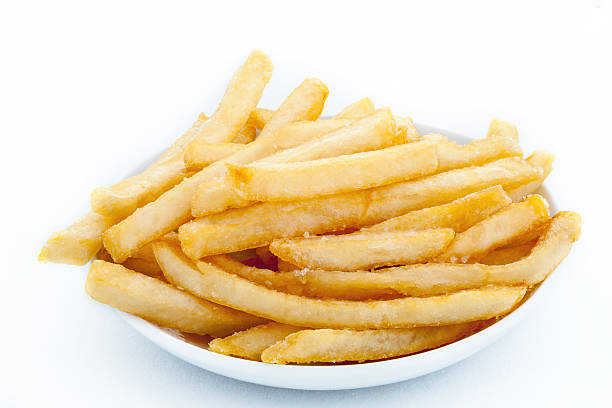 istock French fries on white 528500567