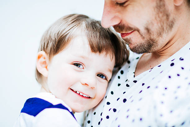 istock Father and son intimate moment. 528502108