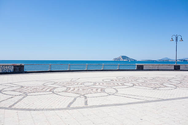 Seafront in Pozzuoli, Naples, Campania region, Italy,