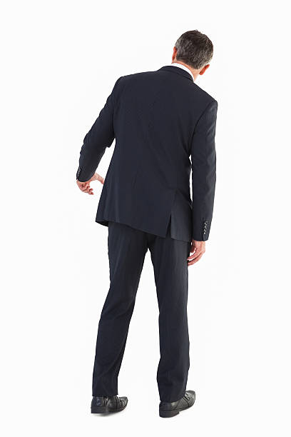 istock Rear view of a businessman gesturing 528530495
