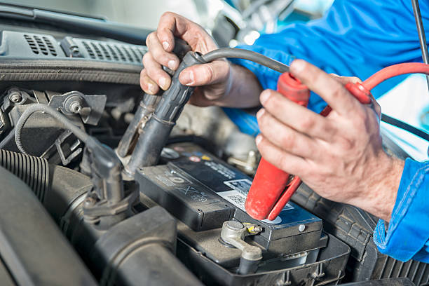 Car Battery stock photo