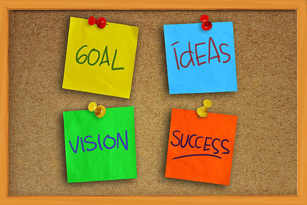 Goal, Ideas, Vision and Success stock photo