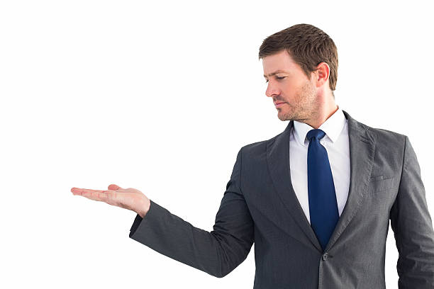 istock Businessman with his hand out 528534699