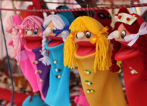 Photo of Colorful Handmade Puppets