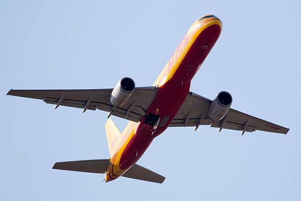 Luqa, Malta - May 5, 2016: DHL Air Boeing 757-236(SF) 