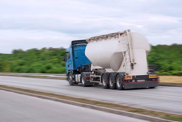 istock Truck with big gas cistern 528553264