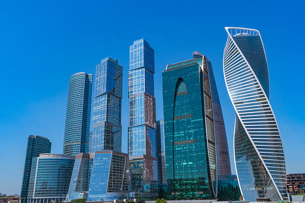 istock Skyscrapers in Moscow City 528556692