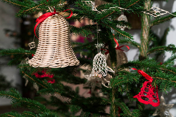 istock Crochet typical bell Christmas ornament in Bohemia 528556847