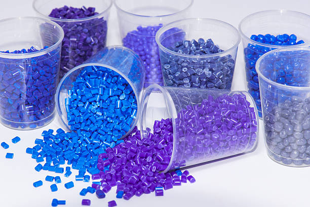 istock blue and violet polmyer resin 528558972