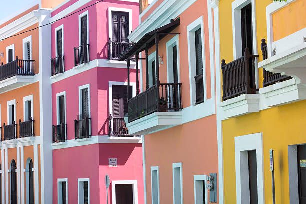 Puerto Rico architecture stock photo