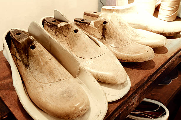 istock wooden forms for cobbler craftsman 528560318