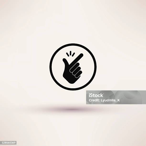 Icon Snap Of The Fingers Vector Illustrations Stock Illustration - Download Image Now - Snapping Fingers, Icon Symbol, Photographing