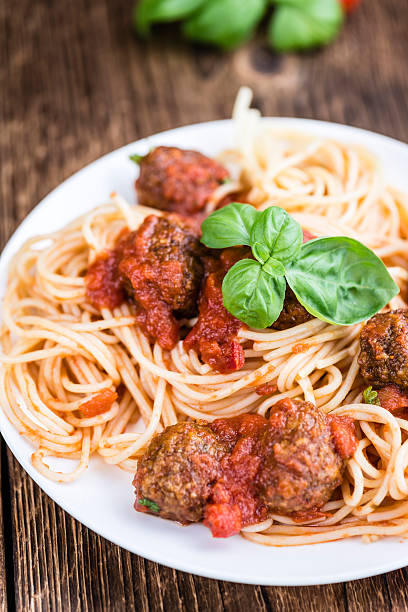 istock Pasta with Meatballs and Sauce 528561496