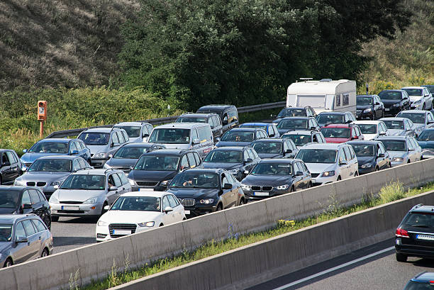 korek uliczny - traffic jam traffic germany car zdjęcia i obrazy z banku zdjęć