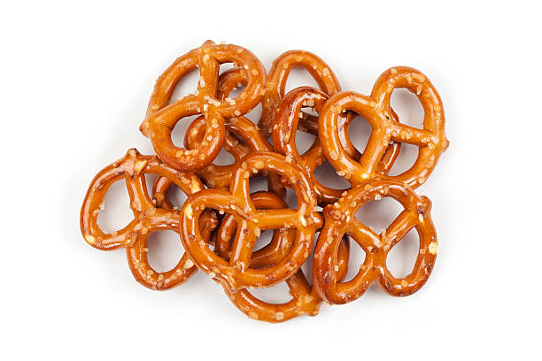 istock Pretzels Isolated On White 528562198