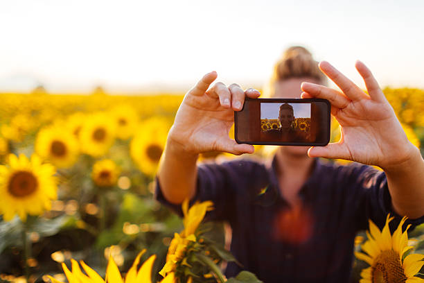 istock Making selfie in the nature 528562339