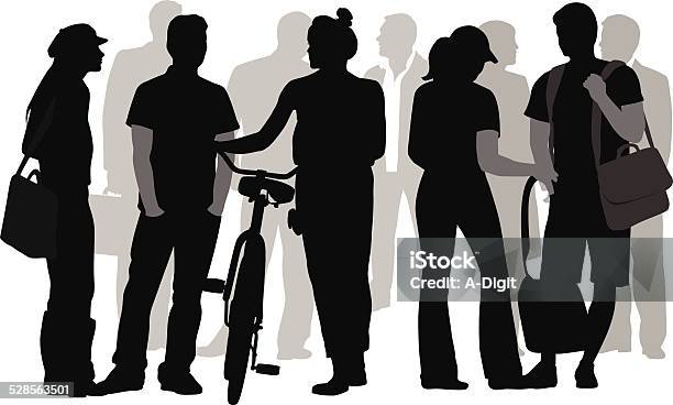 Studenttrends Stock Illustration - Download Image Now - Adolescence, Adult, Bicycle