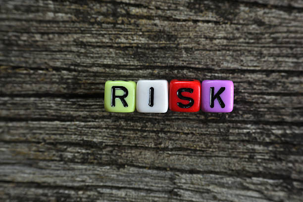 istock concept of risk word on wooden background 528568542