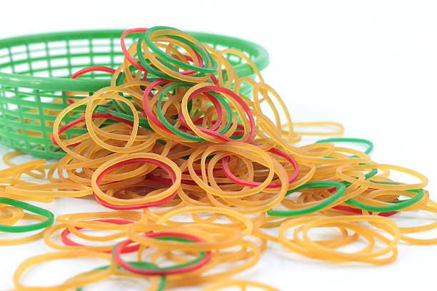 istock Small round colorful rubber bands 528569756