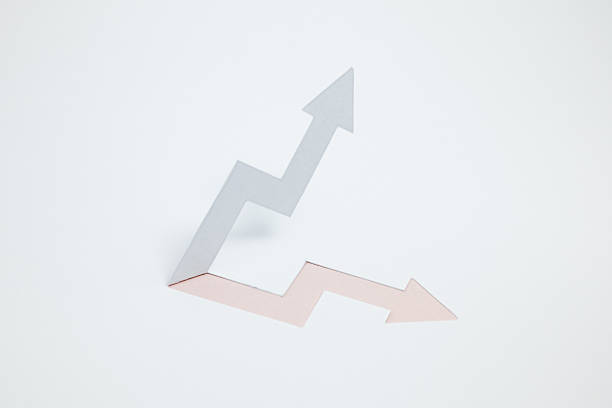 istock Image of increased income, the rise（pink） 528577444