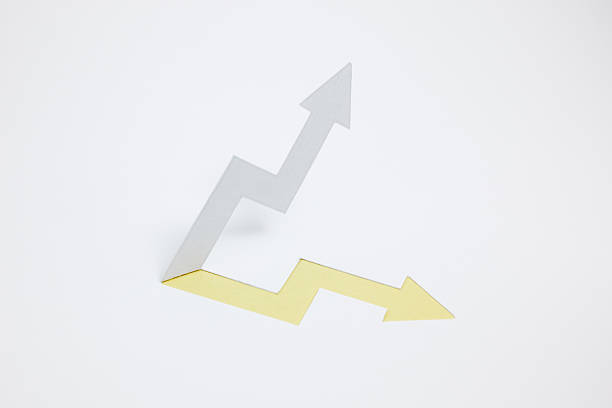 istock Image of increased income, the rise（yellow） 528577564