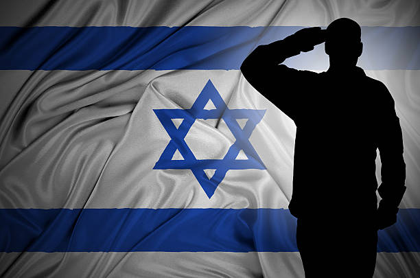 istock Saluting to Israel flag 528578918