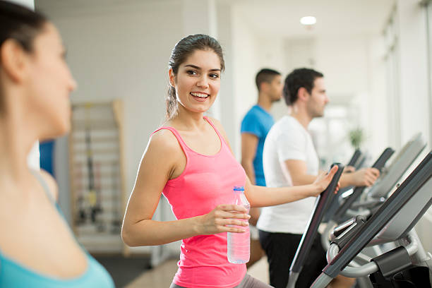 istock Young people in the gym 528580958