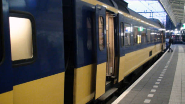 istock Dutch Train At Den Haag Centraal Station Netherlands Europe 528583158