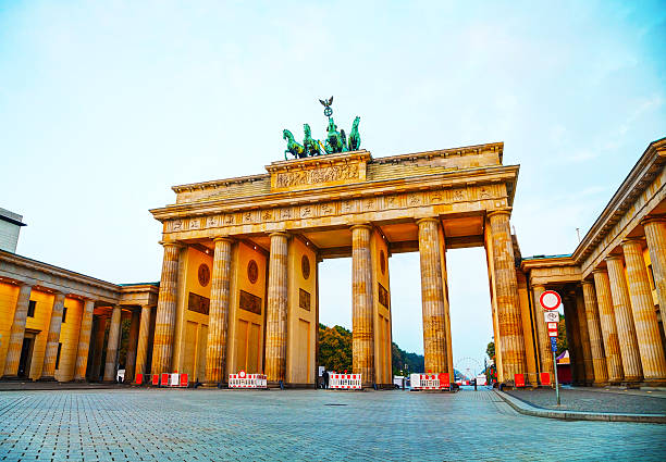 istock Brandenburg gate in Berlin, Germany 528583915