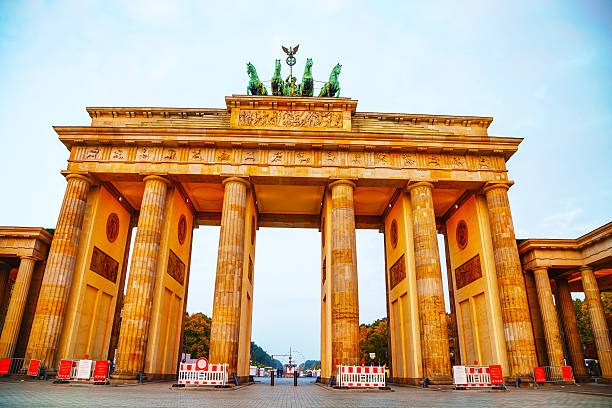 istock Brandenburg gate in Berlin, Germany 528583937