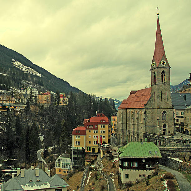 istock Bad Gastein in Alps mountains 528588699