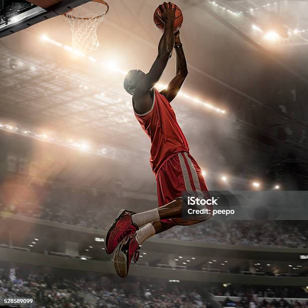 Basketball Player Action Stock Photo - Download Image Now - Basketball Player, Basketball - Sport, Basketball - Ball