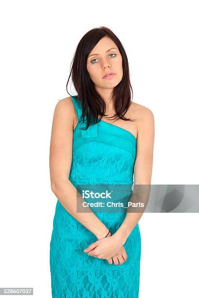 Beautiful Woman Doing Different Expressions In Different Sets Of Clothes Stock Photo - Download Image Now