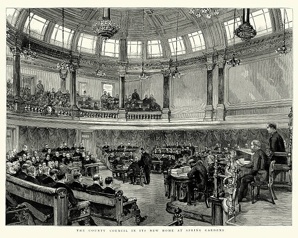 istock London County Council in the County Hall Spring Gardens 1890 528607468