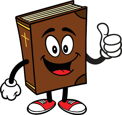 Bible School Mascot with Thumbs Up