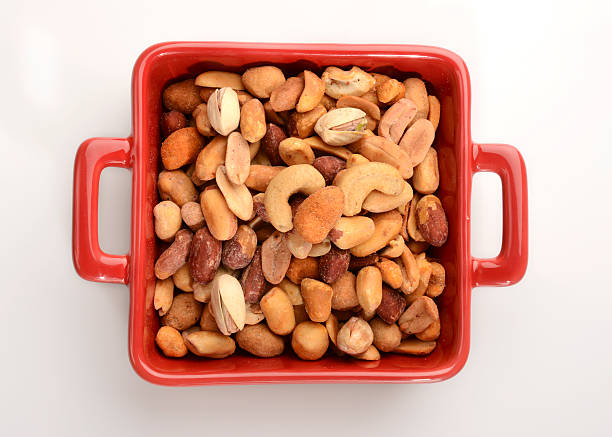 Mixed Dry Nuts stock photo