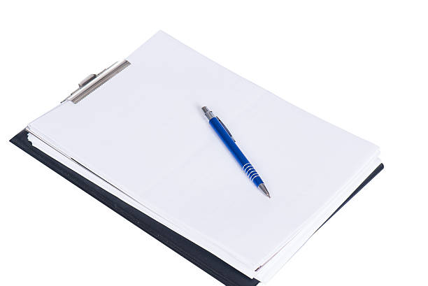 istock clipboard with paper and a pen 528609353