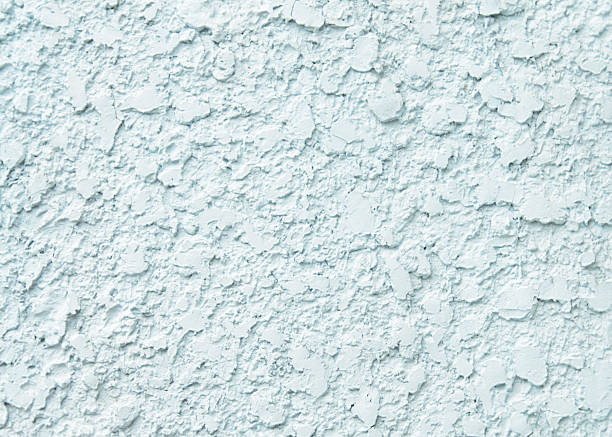 Blue cement wall background texture stock photo