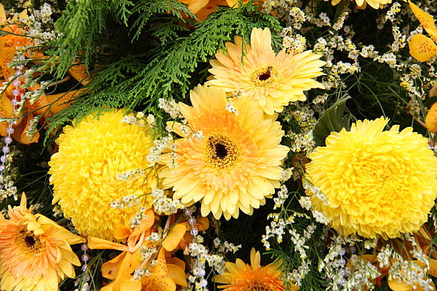 istock Yellow flower decorated in the wedding 528610605