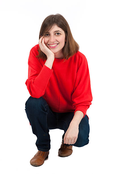 istock Beautiful woman doing different expressions in different sets of clothes 528611285