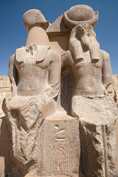 istock double statue of Sekhmet goddess 528616008