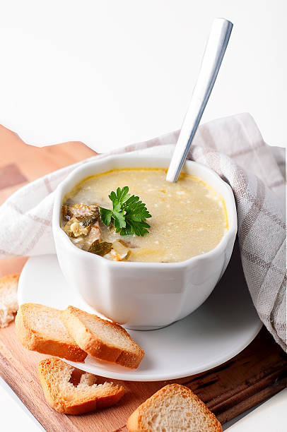 istock creamy soup with croutons 528618372