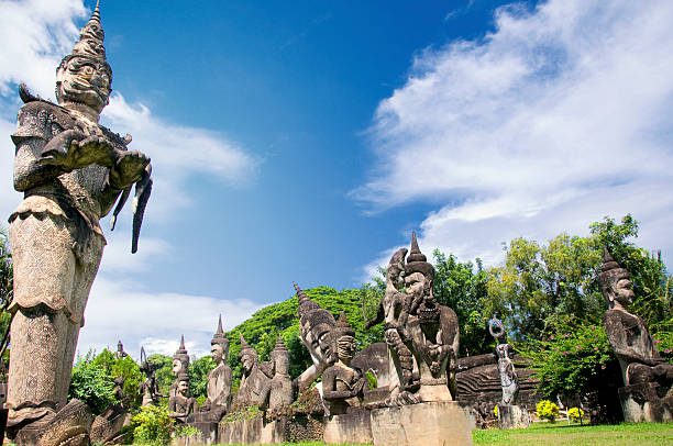 istock Buddha park in Vientiane, Laos. 528621988