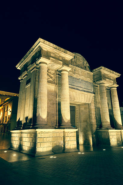 istock Bridge Gate (Puerta del Puente) triumphal Renaissance arch illum 528627944