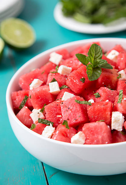 istock Watermelon Feta and Mint Salad 528628572