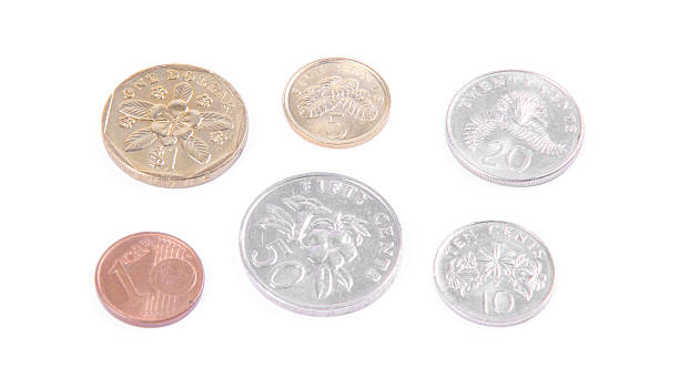 istock Singapore money on the white background 528632617