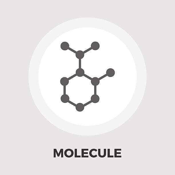 分子アイコンフラット - ideas biotechnology construction business点のイラスト素材／クリップアート素材／マンガ素材／アイコン素材
