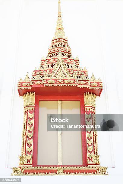 Window Of Thai Buddhist Temple Stock Photo - Download Image Now - Ancient, Antique, Architecture