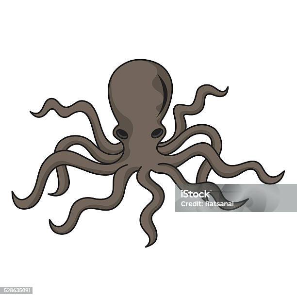 Octopus Stock Illustration - Download Image Now - Animal, Animal Body Part, Animal  Family - iStock