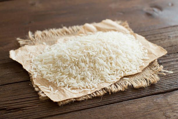 istock Pile of Basmati rice 528635144